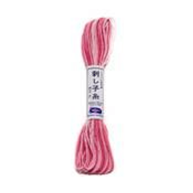 53 - FIL SASHIKO DEGRADE ROSE 20M