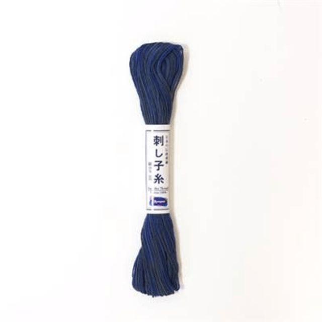 98 - FIL SASHIKO DEGRADE BLEU/GRIS 20M