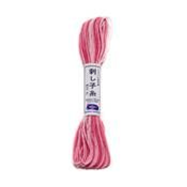 53 - FIL SASHIKO DEGRADE ROSE 20M